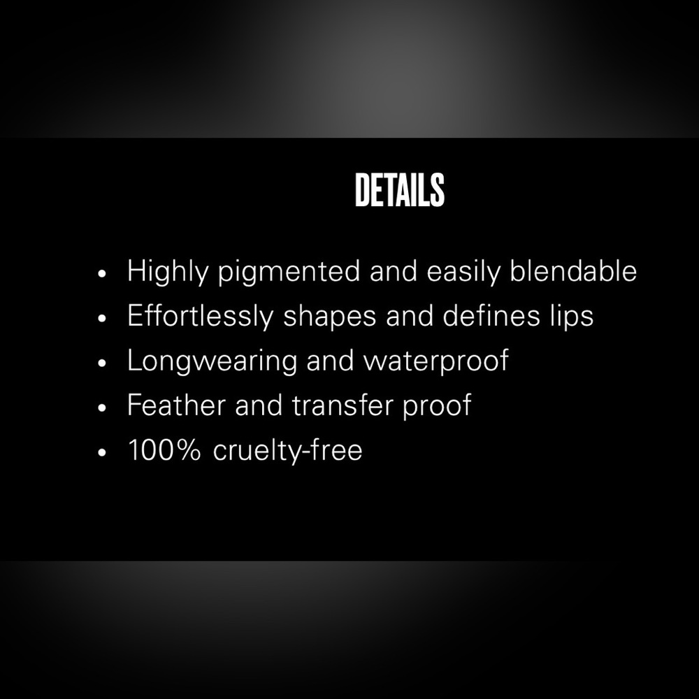 2/$25 UOMA BEAUTY BADASS MF MATTE FILLER LIP LINER - BRAND NEW in the box! - Picture 11 of 16
